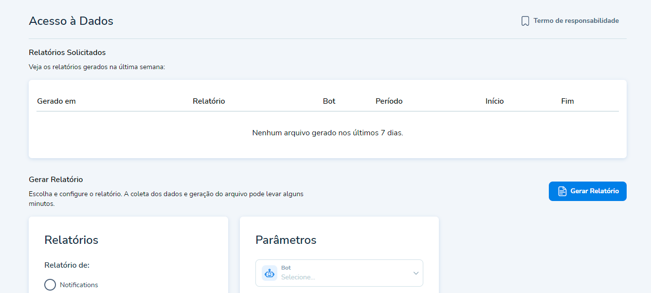 Captura de tela de Blip Data Extractor 1